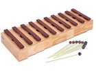 Betzold 10 Bass Klangbausteine und 10 Schlägel Hartholz