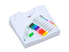 Fruit of the Loom Kinder T Shirts zum Bemalen mit 10 Stoffmalstiften