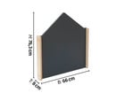 EduCasa Trennwand Haus mit Tafel
