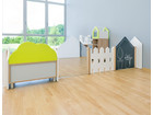 EduCasa Trennwand Haus mit Tafel