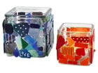 Windlichter Set aus Glas 12 Stück