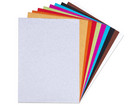 Glitter Kraftpapier 10 Farben 24 x 34 cm