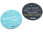 Betzold Design Untersetzer mit Spruch 2er Set