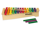 Alt Glockenspiel mit bunten Klangplatten