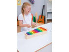 Alt Glockenspiel mit bunten Klangplatten