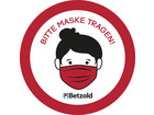 Betzold Aufkleber Bitte Maske tragen 10 Stück