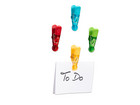 Magnetklammer mit Starkmagnet 4er Set bunt
