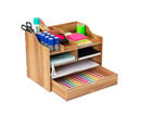 Betzold Schreibtisch Organizer klein aus MDF dunkelbraun
