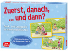 Denk und Legespiel Zuerst danach und dann?