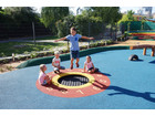 EUROTRAMP Kids Tramp Playground Loop mit Fallschutzplatten
