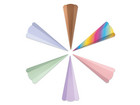 folia Schultüten Rohlinge 5er Set einer Farbe