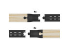 Intelino Smart Train Adapter für Holzschienen