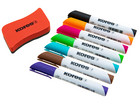 Kores® Whiteboard Marker Set mit magnetischem Schwamm