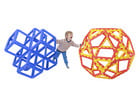 POLYDRON XL Spiel und Konstruktionsball 62 teilig