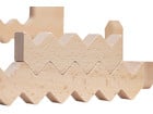 Zickzack Bausteine aus Holz