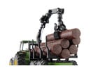 Siku John Deere mit Forstanhänger 1:50