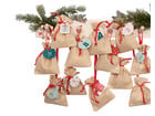 folia Adventskalender Set in Juteoptik 49 teilig