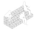 Xbrick® 30er Set Treppe
