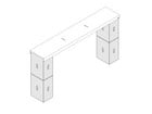 Xbrick® Set Tisch schmal