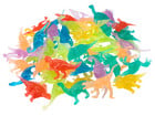 Dinosaurier Glow in the Dark 50 Stück