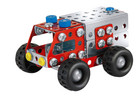 Metallbaukasten Feuerwehr Set