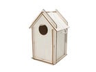 Vogelhaus Bausatz mit Stecksystem blanko