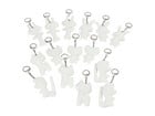Textilfiguren mit Schlüsselanhänger 15 Stück