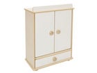 Puppenschrank weiß