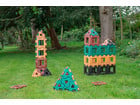 POLYDRON Giant Konstruktions Set natur 80 teilig