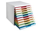 Exacompta Schubladenbox Modulo DIN A4 10 Fächer