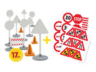 LENA® Verkehrszeichen Set 17 tlg