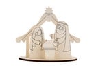 Teelichthalter Weihnachtskrippe zum Gestalten