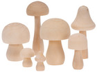 Holzpilze 7 Stück