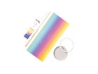 folia Regenbogen Laterne zum Selbstgestalten Ø 15 cm