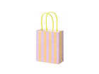 folia Papiertüten Stripes Neon 20 Stück