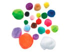 Mega Pompons Mix flauschig & bunt 1200 Stück