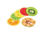Magnetische Bruchrechenscheiben Obst