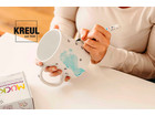KREUL MUCKI Porzellanfreunde Set mit Porzellan Fingerfarben + Marker
