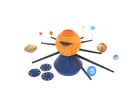 Sonnensystem Modell mit Projektor