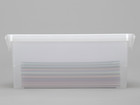 Betzold Aufbewahrungsbox 16 x 39 5 x 27 5 cm DIN A4 weiß transparent aus treeNside Material