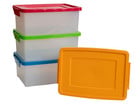 Betzold Aufbewahrungsbox 16 x 39 5 x 27 5 cm weiß transparent Grundfarben