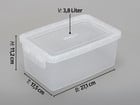 Betzold Aufbewahrungsbox 11 2 x 27 1 x 17 5 cm transparent weiß