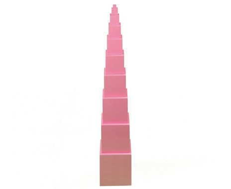 Betzold Würfelturm in Rosa mit 10 Würfeln