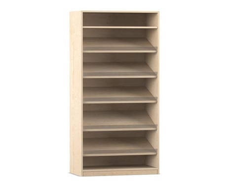 Flexeo® Regal 5 Schrägablagen 2 Fächer