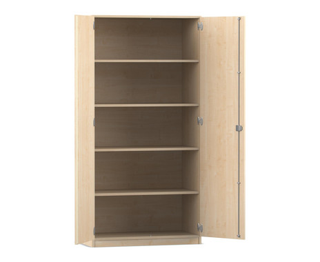 Flexeo® Schrank 5 Fächer 2 Türen Breite 94 4 cm