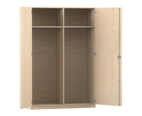 Flexeo® Garderobenschrank mit beidseitiger Garderobe