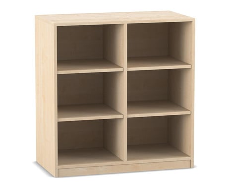 Flexeo® Regal 2 Reihen 6 Fächer H x B: 99 1 x 94 4 cm