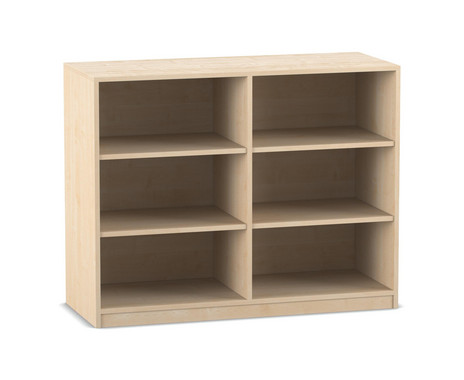 Flexeo® Regal 2 Reihen 6 Fächer H x B: 99 1 x 126 4 cm