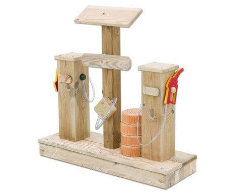 Betzold Kiga Tankstelle aus Holz