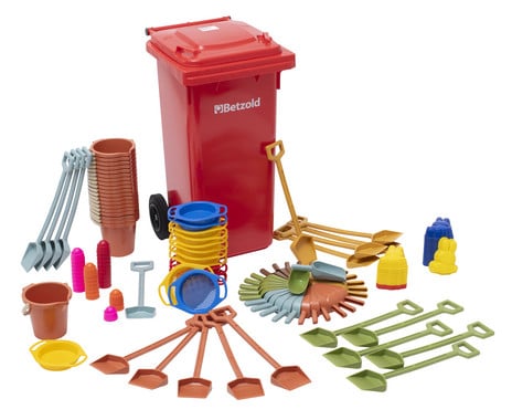 Betzold Sandspiel-Set mit Tonne, inkl. Aufbewahrung, 151-tlg. | betzold.de